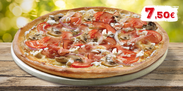 Σήμερα απολαμβάνεις πίτσα 10 τμχ μόνο με 7.50€!
