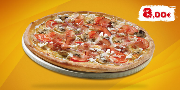 Σήμερα απολαμβάνεις πίτσα 10 τμχ μόνο με 8.00€!