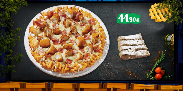 Πίτσα Crosscut & ατομικό choco krats με 11.90€!